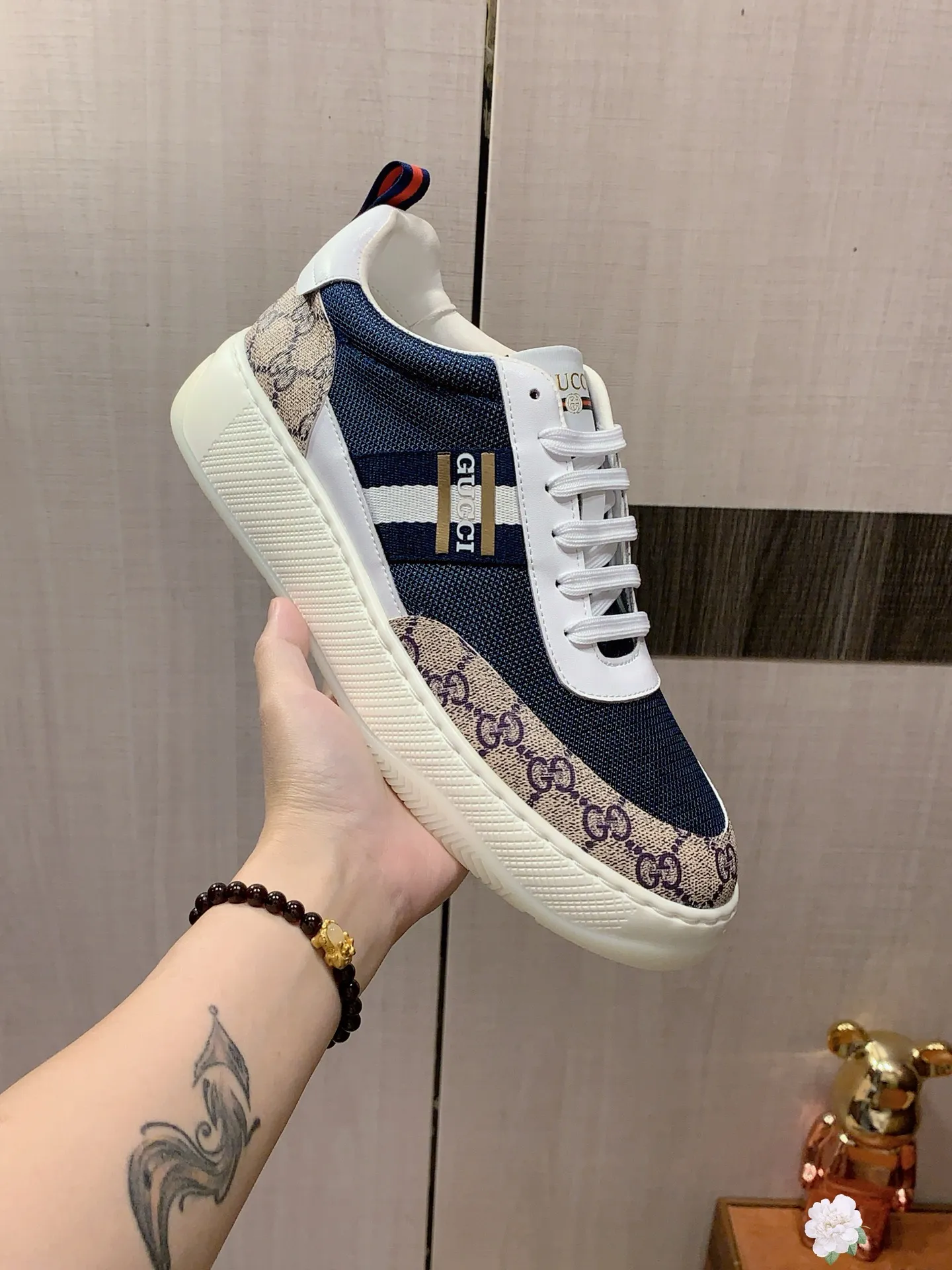 Men's Men's Shoes💰442💰💰🎩🎩[Lightning][Lightning] "Gucci*" The latest and most popular casual shoes, top brand [seduce] luxury~purchase, top~quality. [Strong] The upper is made of imported breathable cowhide with material ➕ breathable sheepskin lining (•) and fine workmanship. The original stylish and stylish soft rubber wear-resistant and non-slip outsole is light and comfortable on the feet. The real thing looks better when photographed in person. No. 143: Code: 38-44, 45 can be customized, 4️⃣ colors are available